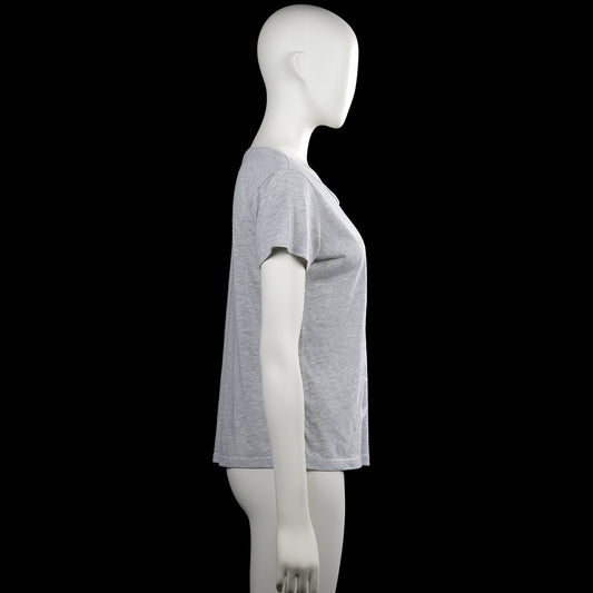 T-shirt - Light Gray & White - Size S