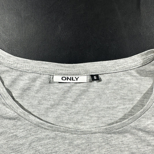 T-shirt - Light Gray & White - Size S