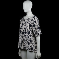 T-shirt - White & Black - Size L