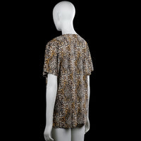 T-shirt - Beige & Brown - Size XL, XXL