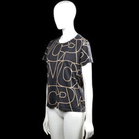 T-shirt - Navy & Beige - Size S