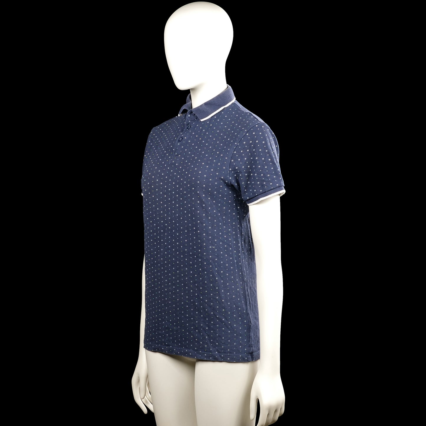 T-shirt - Navy & White - Size S