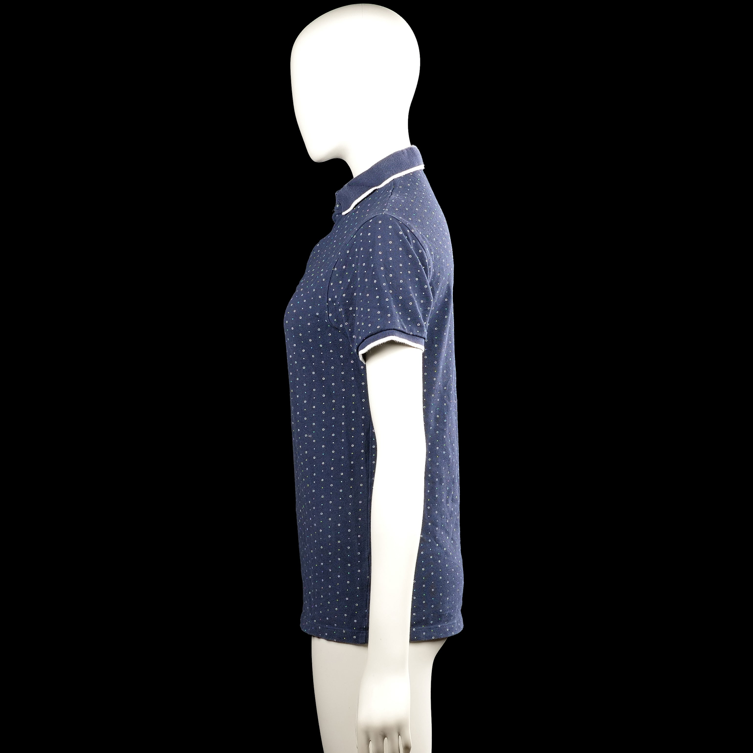 T-shirt - Navy & White - Size S