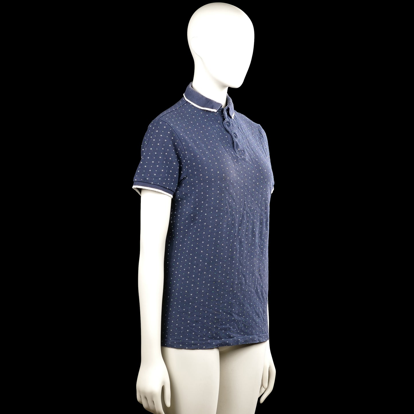 T-shirt - Navy & White - Size S