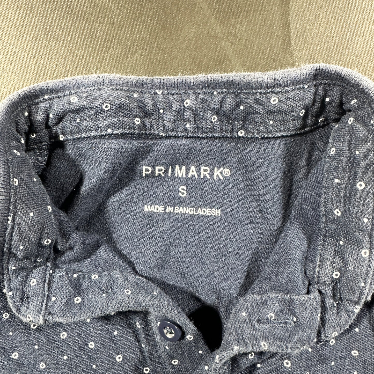 T-shirt - Navy & White - Size S