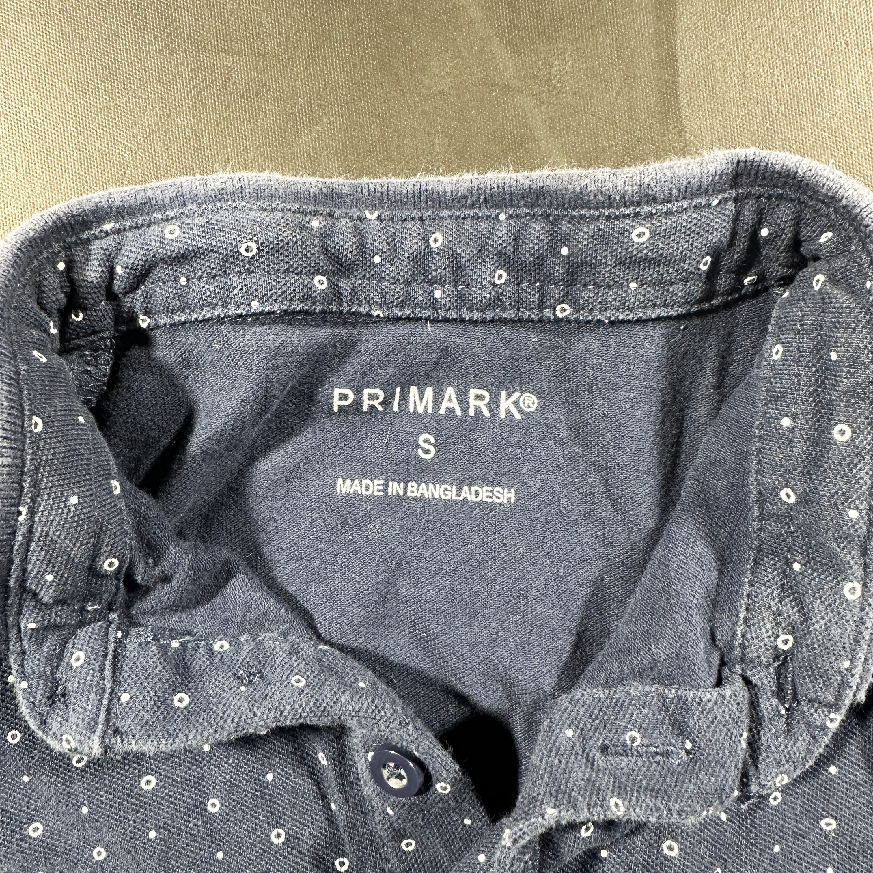 T-shirt - Navy & White - Size S