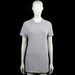 Asos - T-shirt - Light Gray - Size S - Light gray solid top with a round neckline and short sleeves. Straight hem with plain cuffs and no visible closures.