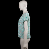 T-shirt - Mint & White - Size XL