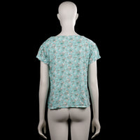 T-shirt - Mint & White - Size XL