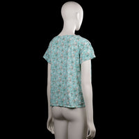 T-shirt - Mint & White - Size XL