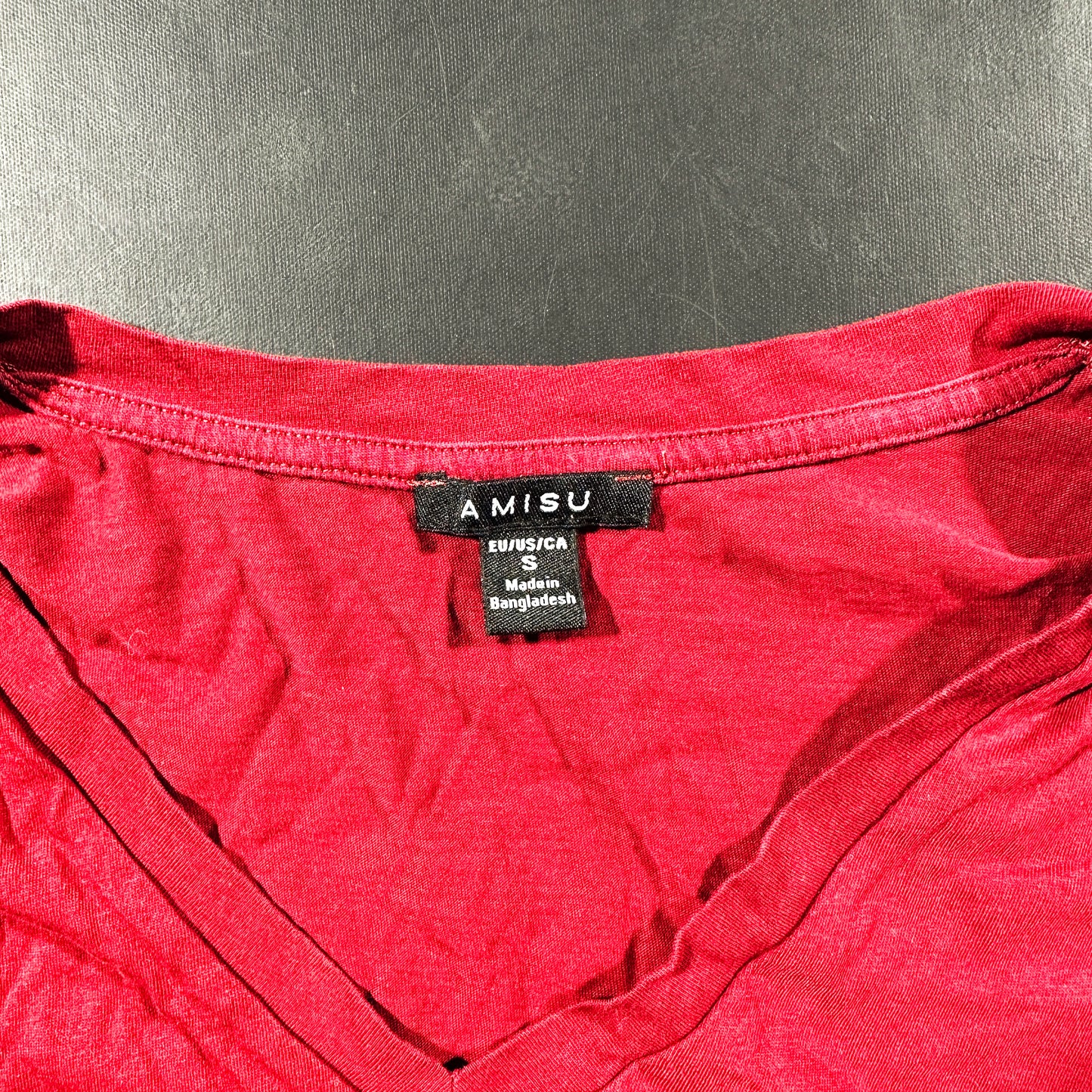 T-shirt - Burgundy - Size S