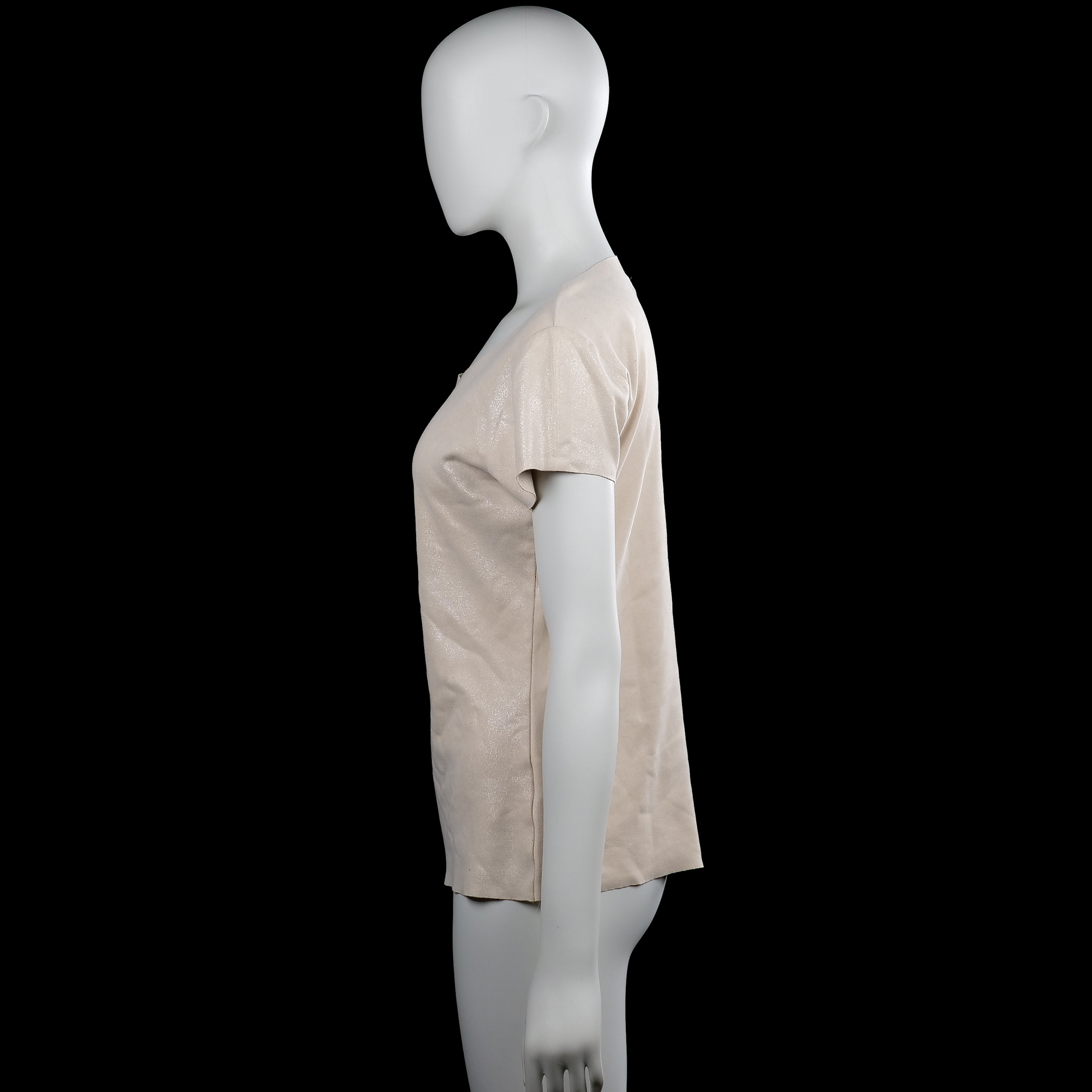 T-shirt - Beige - Size M