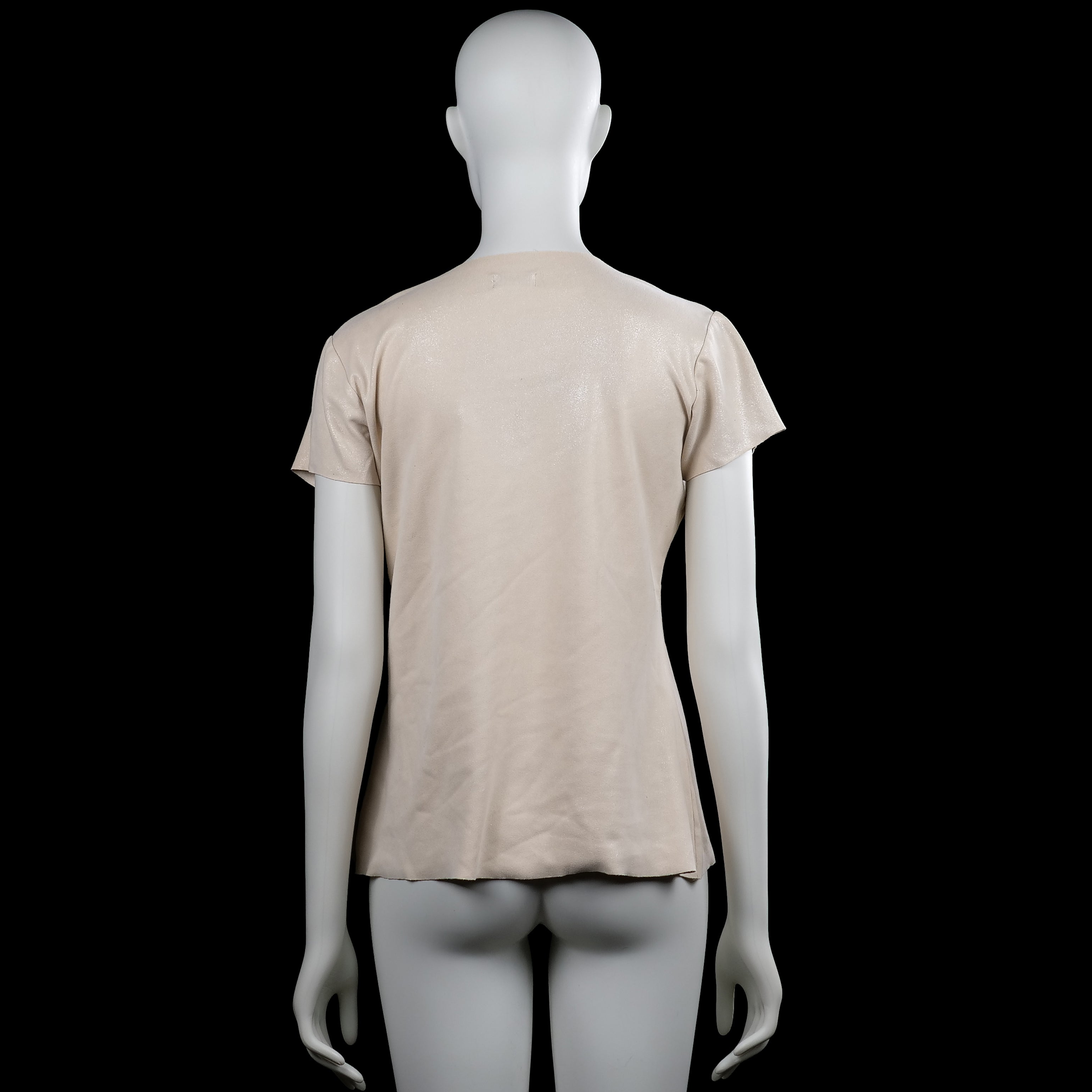 T-shirt - Beige - Size M