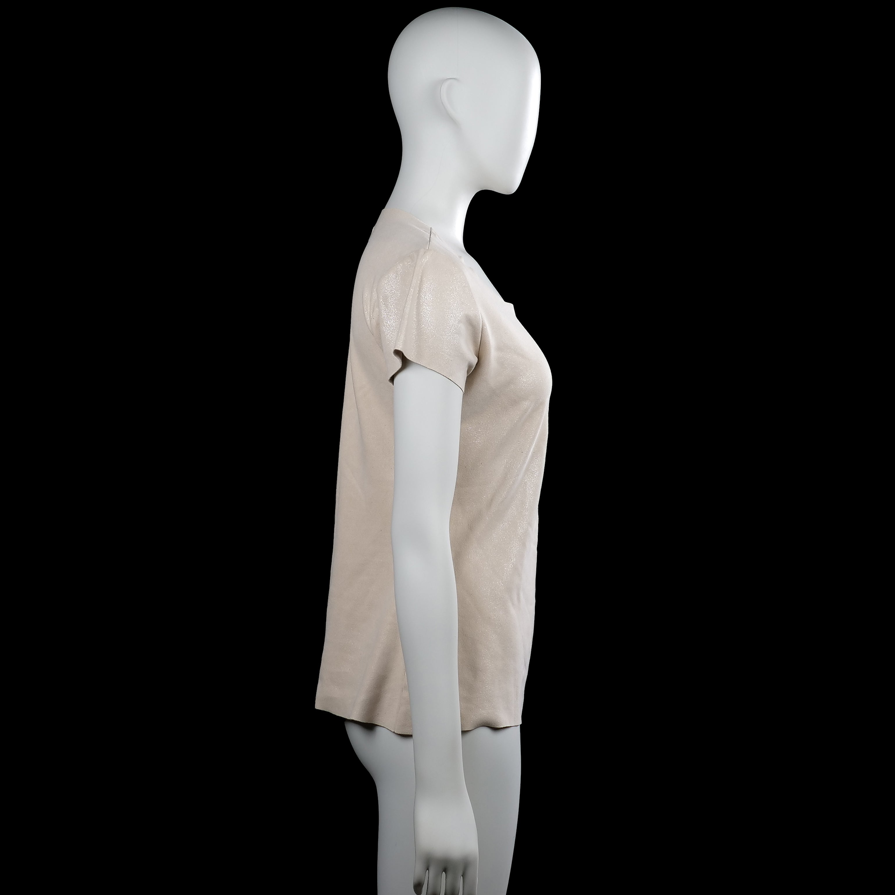 T-shirt - Beige - Size M