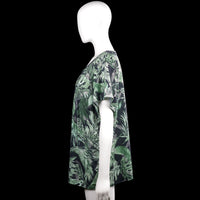 T-shirt - Black & Forest Green - Size XXL