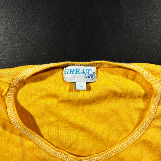 T-shirt - Mustard - Size L