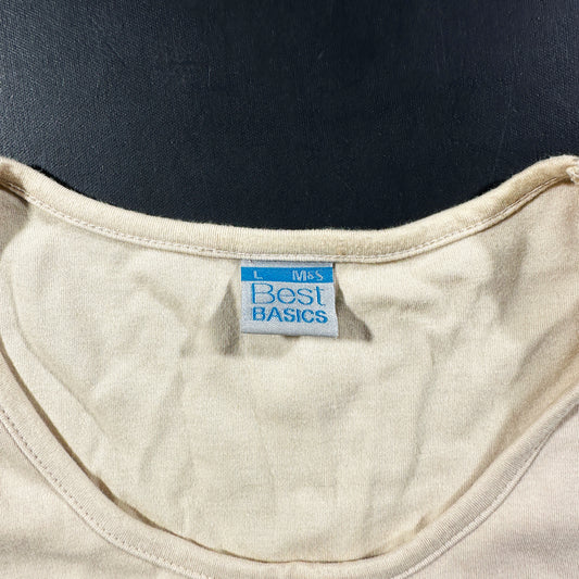 T-shirt - Beige - Size L