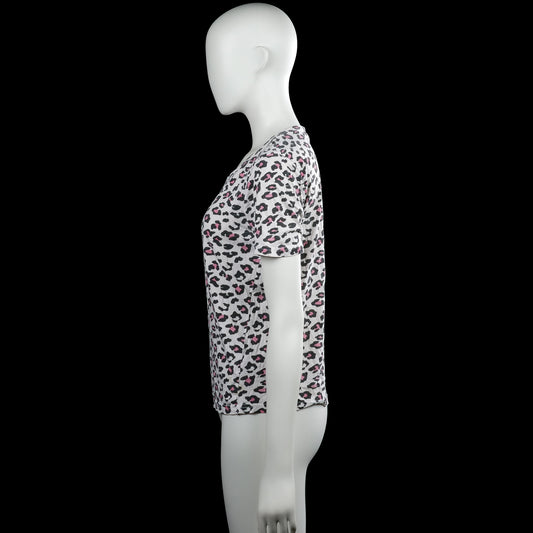 T-shirt - White & Black - Size M