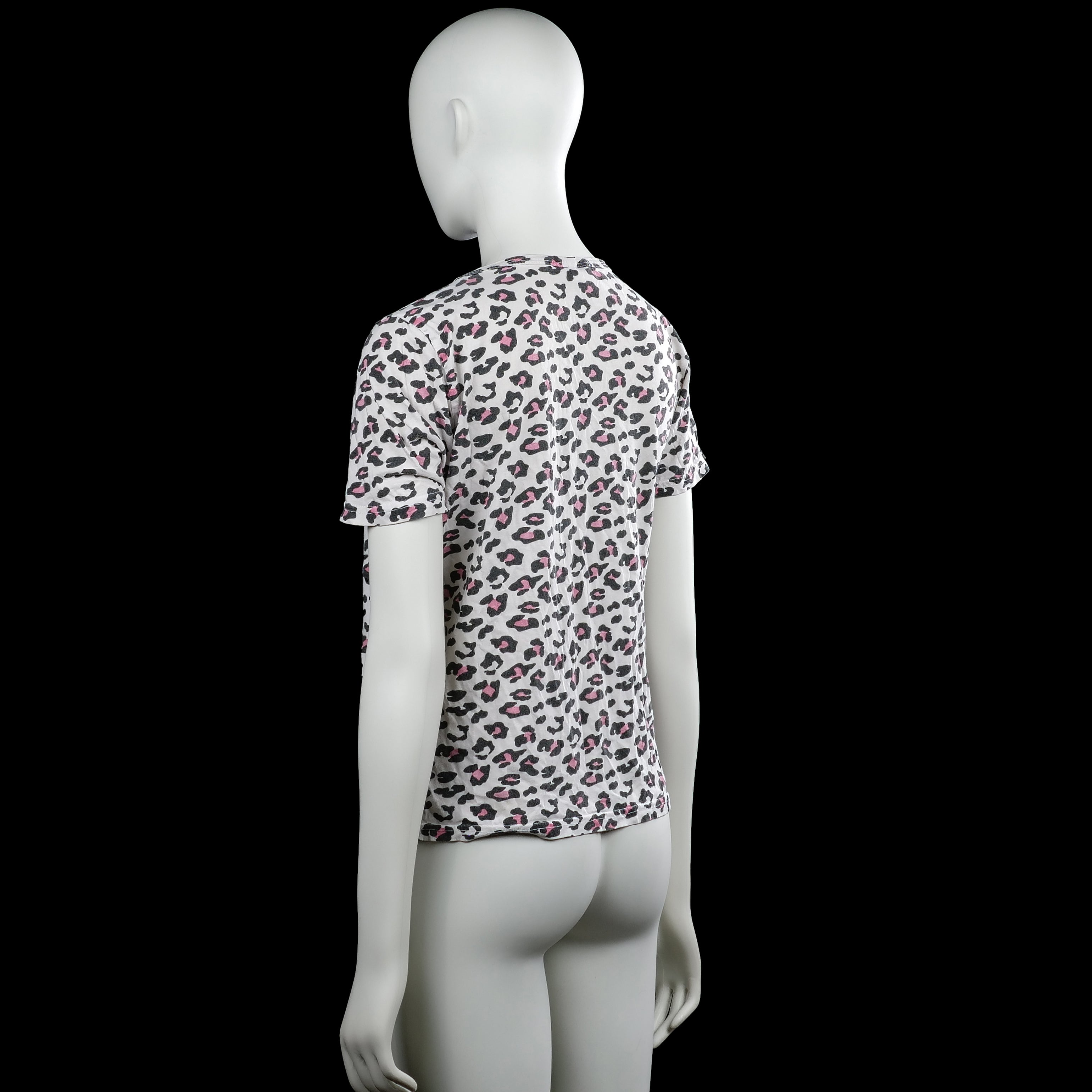 T-shirt - White & Black - Size M