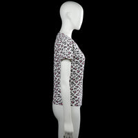 T-shirt - White & Black - Size M