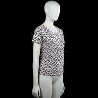 T-shirt - White & Black - Size M