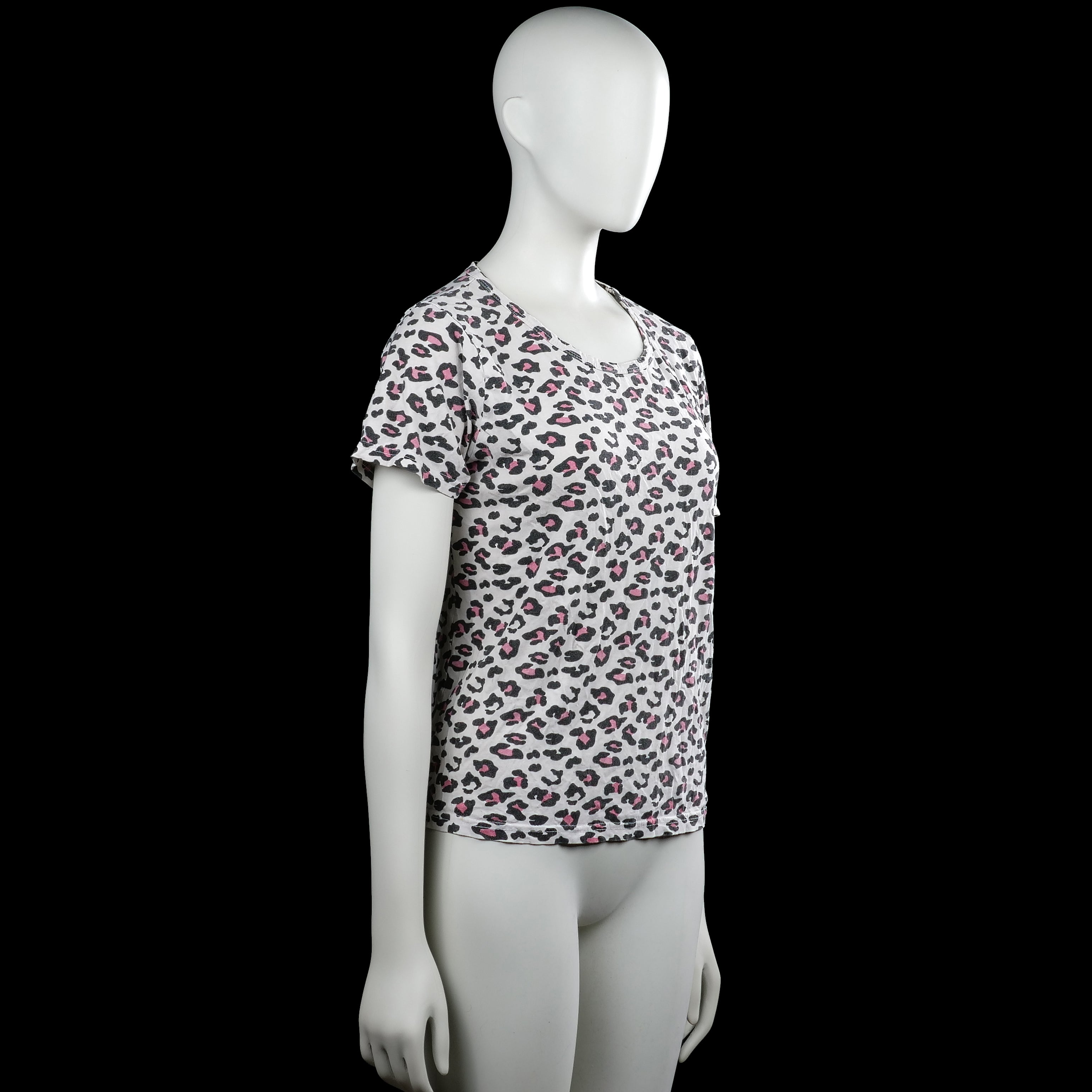 T-shirt - White & Black - Size M