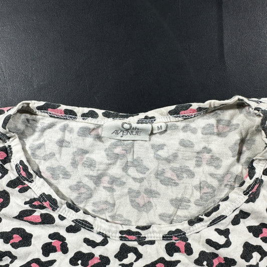 T-shirt - White & Black - Size M