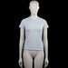 Primark - T-shirt - Light Blue - Size S - Light blue solid T-shirt with a round neckline and short sleeves. Straight hem and plain cuffs.