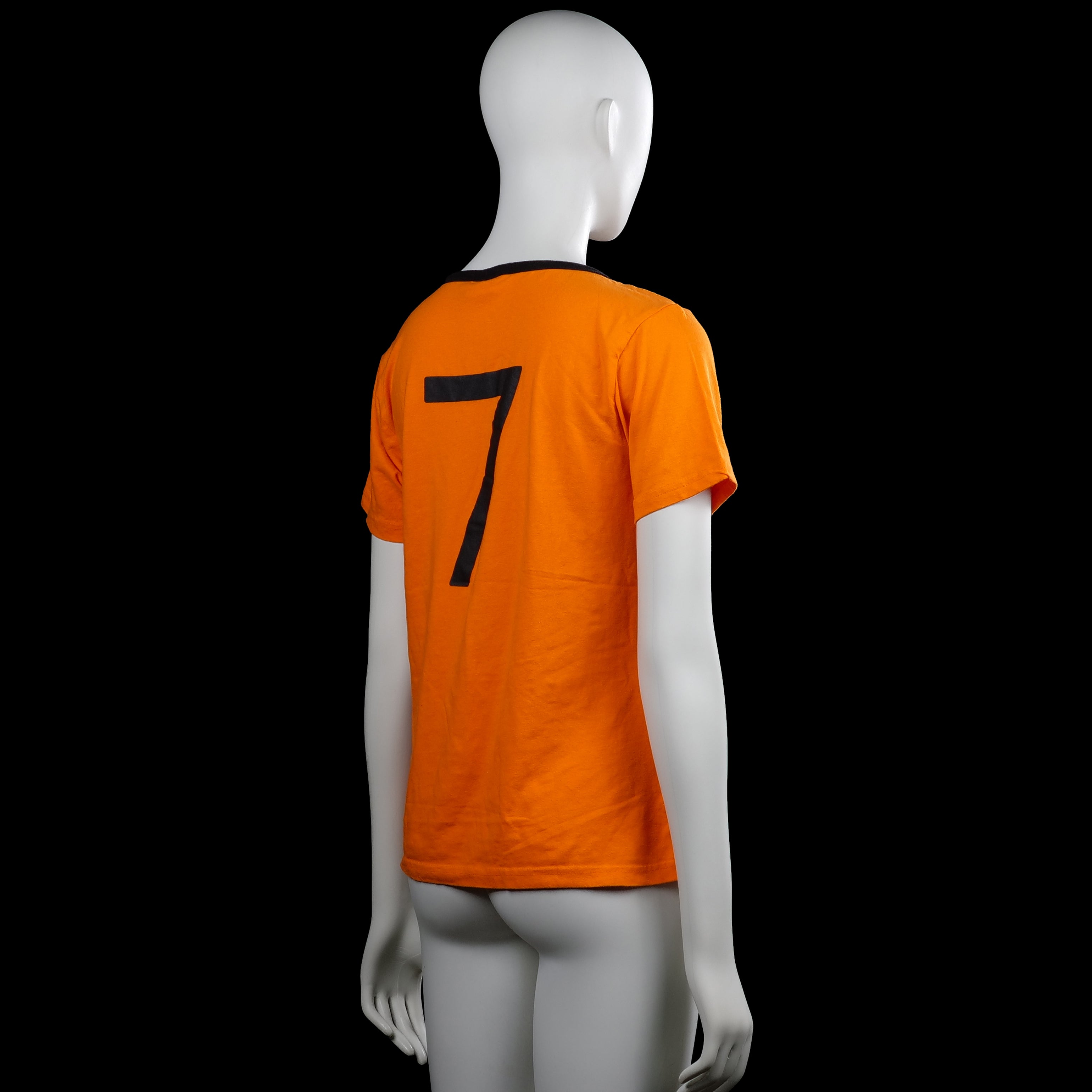 T-shirt - Orange & Black - Size M