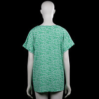 T-shirt - Mint & White - Size L