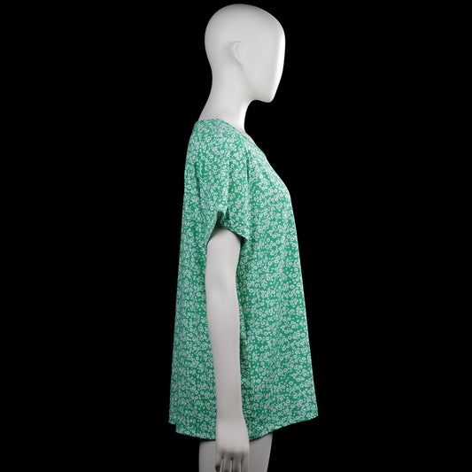 T-shirt - Mint & White - Size L