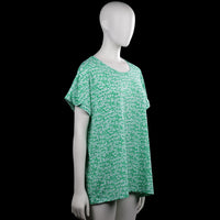 T-shirt - Mint & White - Size L
