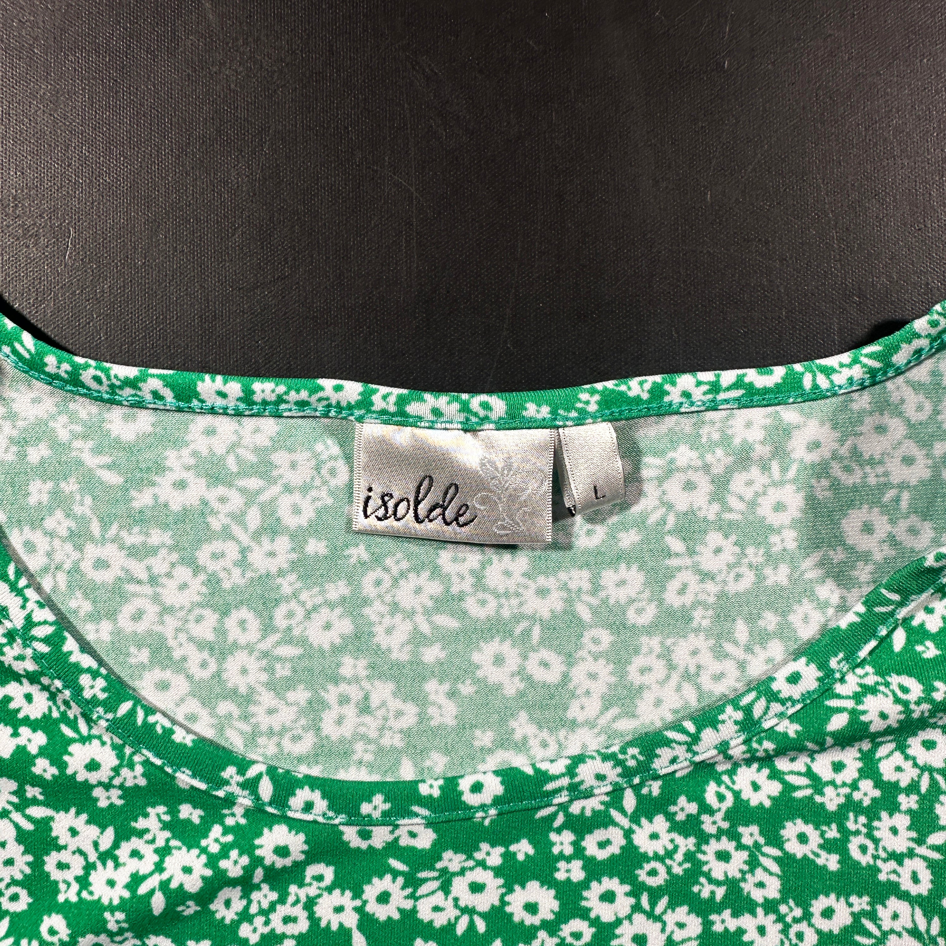 T-shirt - Mint & White - Size L