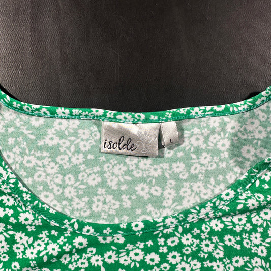 T-shirt - Mint & White - Size L