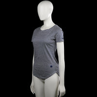 T-shirt - Navy & Light Gray - Size XS