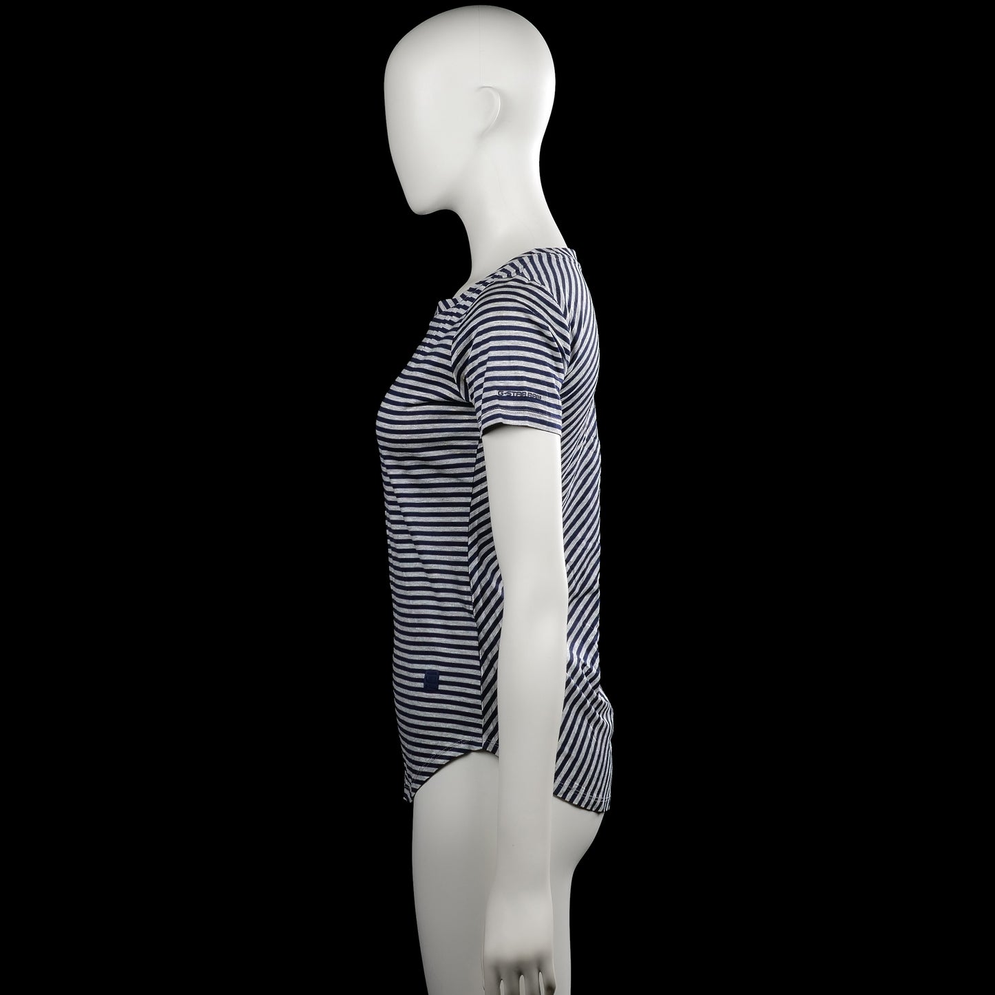 T-shirt - Navy & Light Gray - Size XS