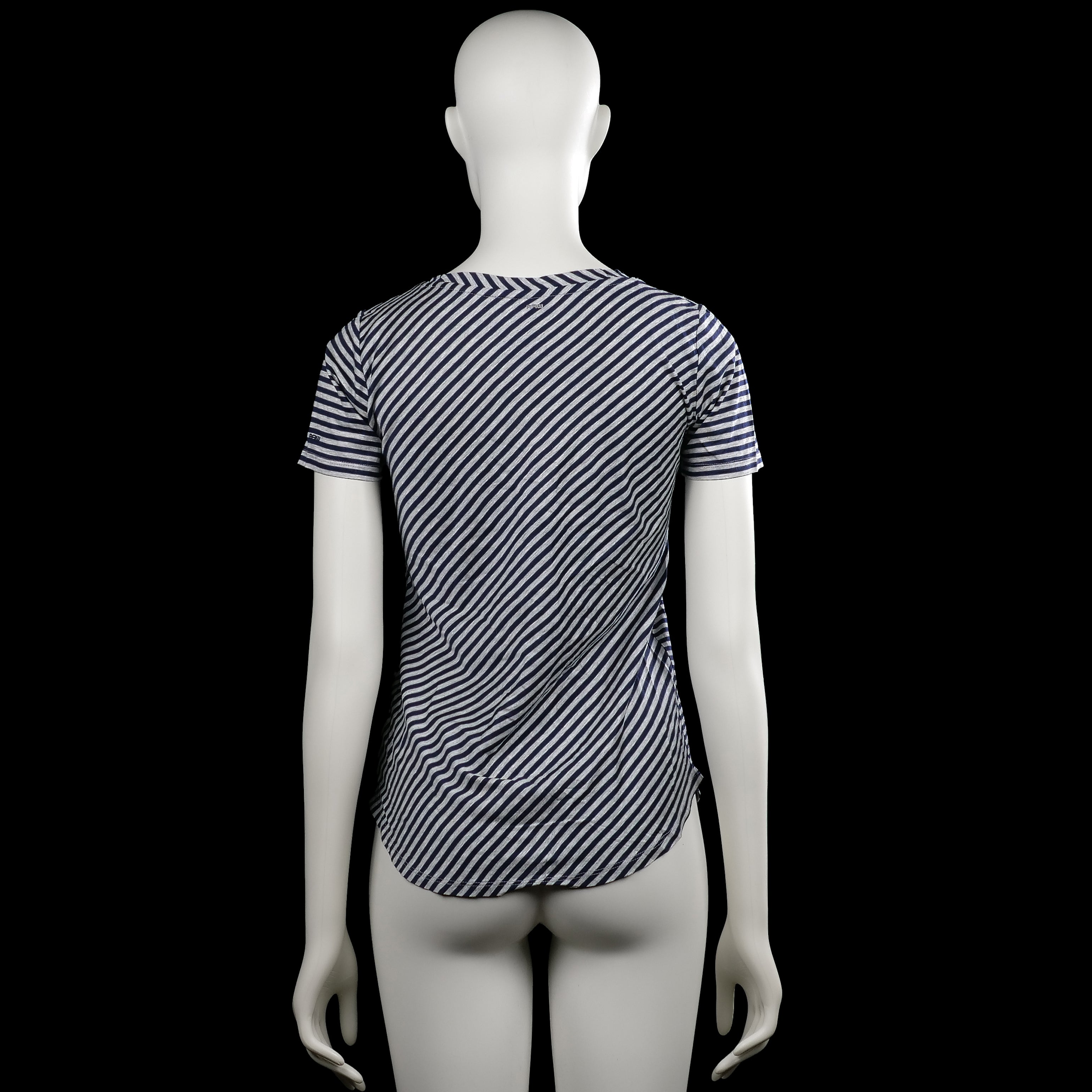 T-shirt - Navy & Light Gray - Size XS