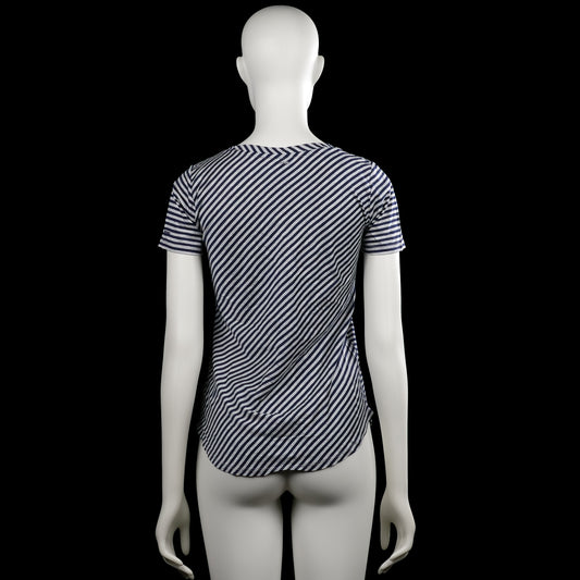 T-shirt - Navy & Light Gray - Size XS