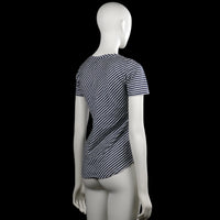 T-shirt - Navy & Light Gray - Size XS