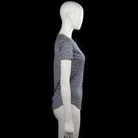 T-shirt - Navy & Light Gray - Size XS