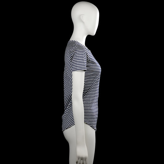T-shirt - Navy & Light Gray - Size XS