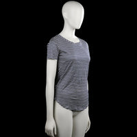 T-shirt - Navy & Light Gray - Size XS