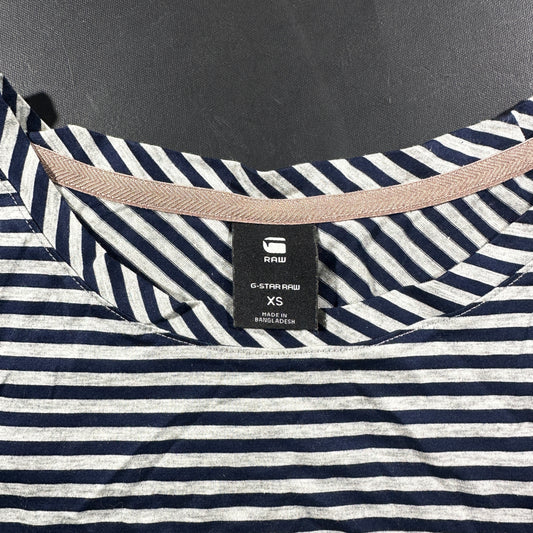 T-shirt - Navy & Light Gray - Size XS