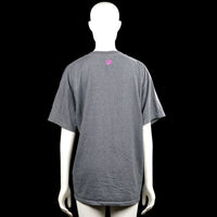 T-shirt - Gray & Pink - Size L