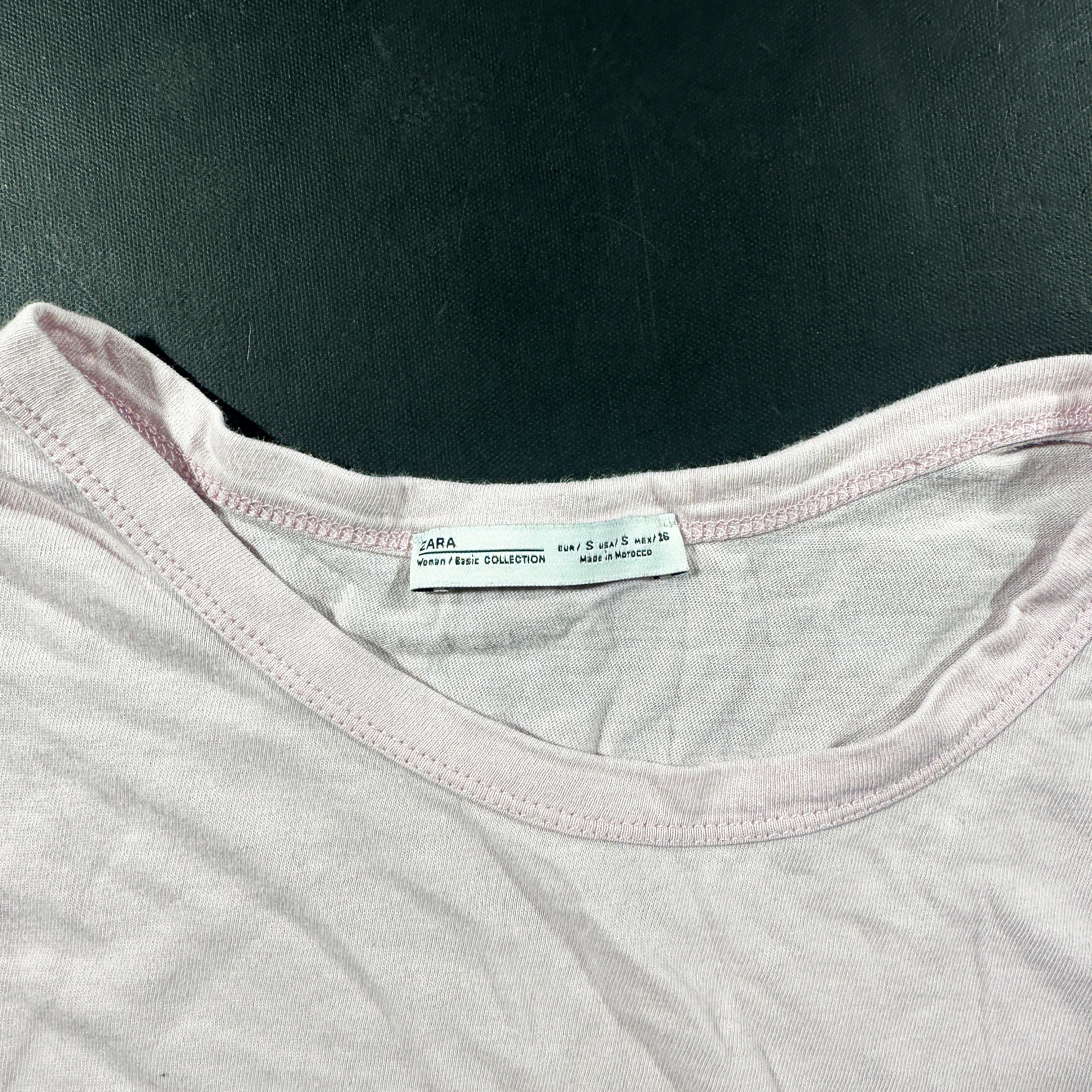 T-shirt - Light Pink & Red - Size S