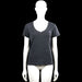 Ralph lauren sport - T-shirt - Charcoal - Size L - Charcoal solid T-shirt with a V-neck and short sleeves. Features plain cuffs, a straight hem, and a small embroidered chest logo.