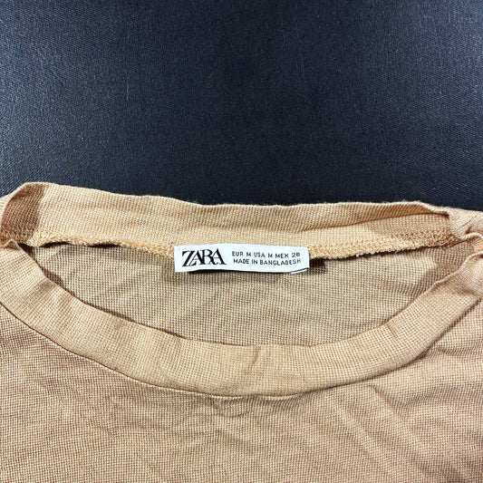 T-shirt - Beige - Size M
