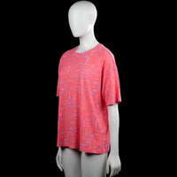 T-shirt - Pink & Light Blue - Size XL