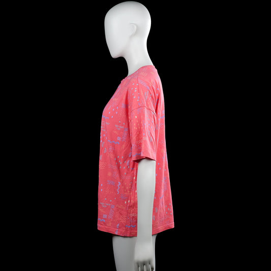 T-shirt - Pink & Light Blue - Size XL