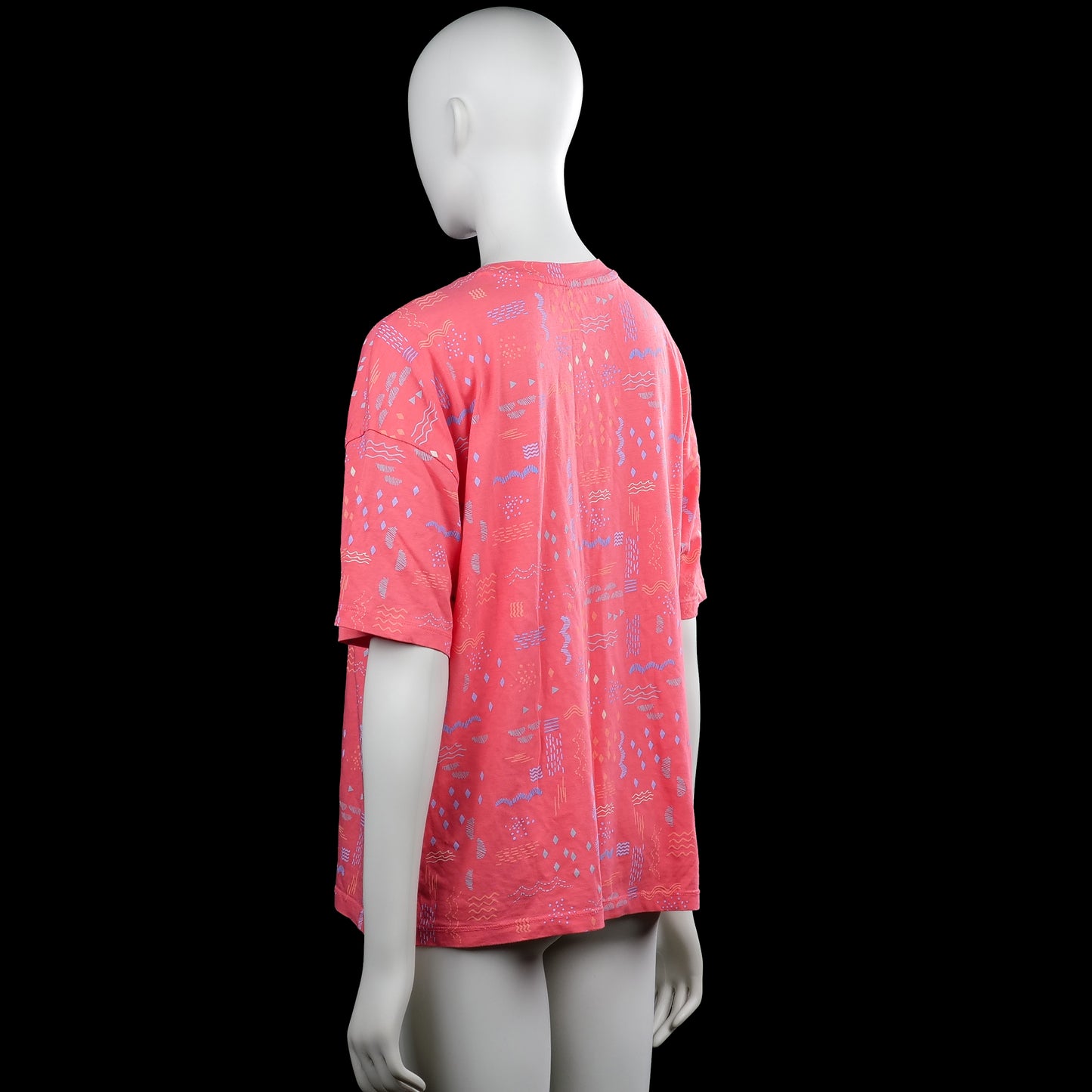 T-shirt - Pink & Light Blue - Size XL